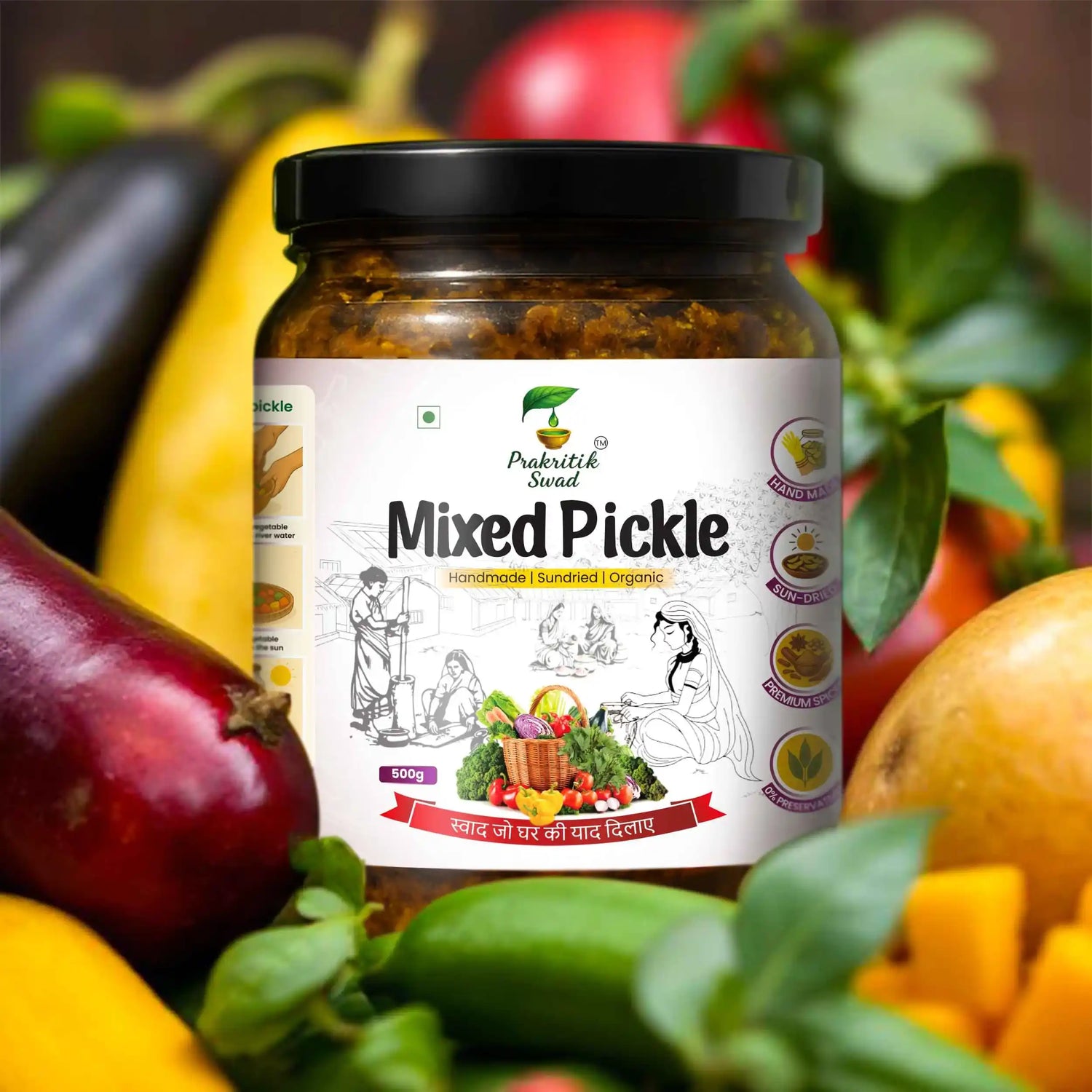 Handmade Mixed Pickle Collection