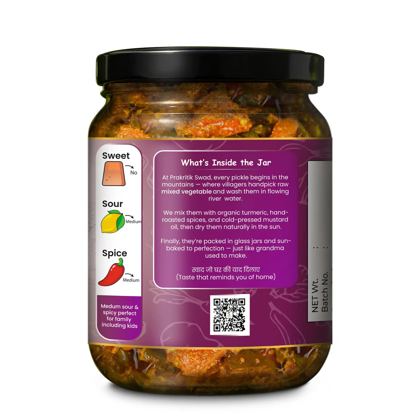 Handmade Mixed Pickle | Mix Achar or Panchranga Achar