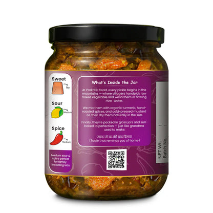 Handmade Mixed Pickle | Mix Achar or Panchranga Achar