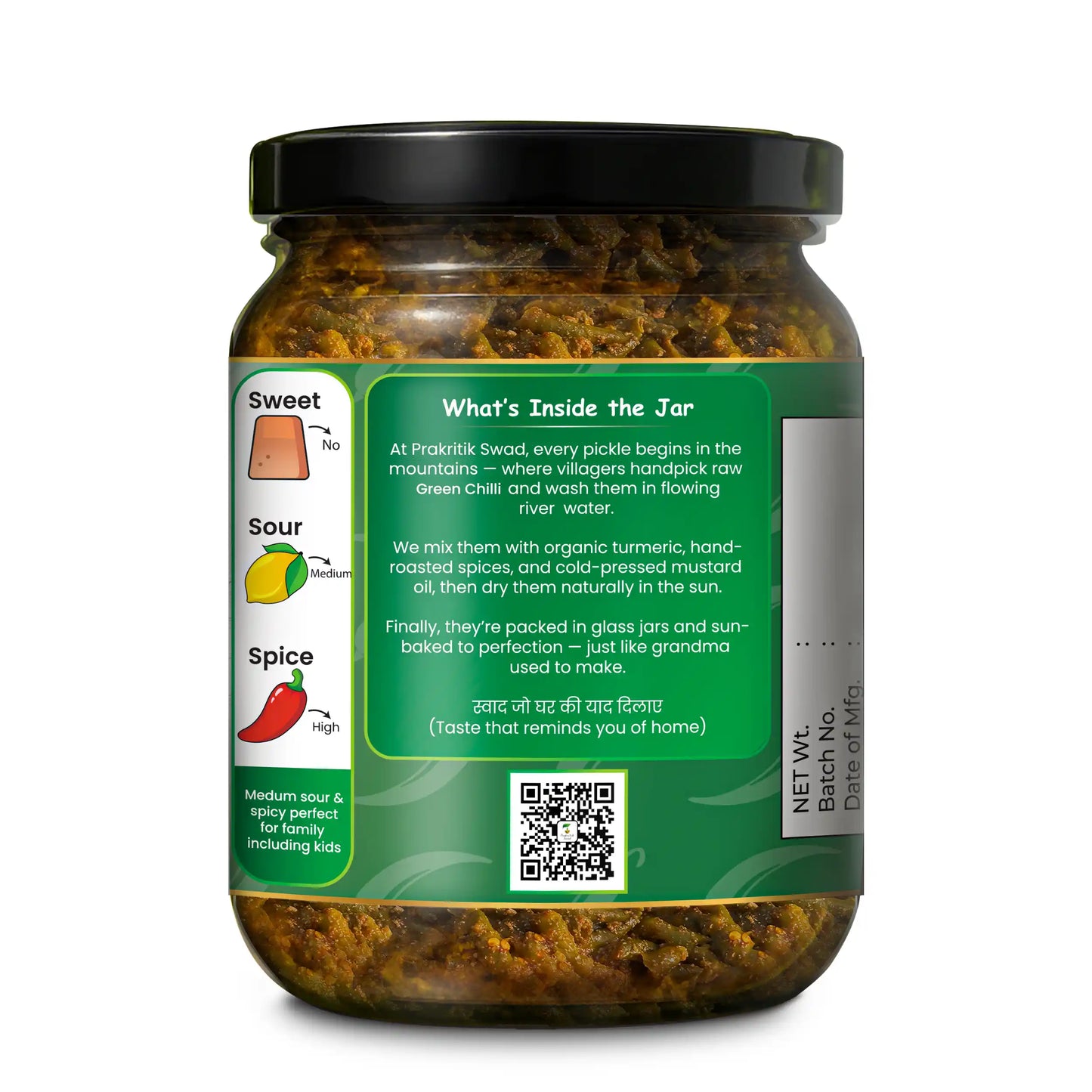 Handmade Green Chilli Pickle | Mirchi ka Achar