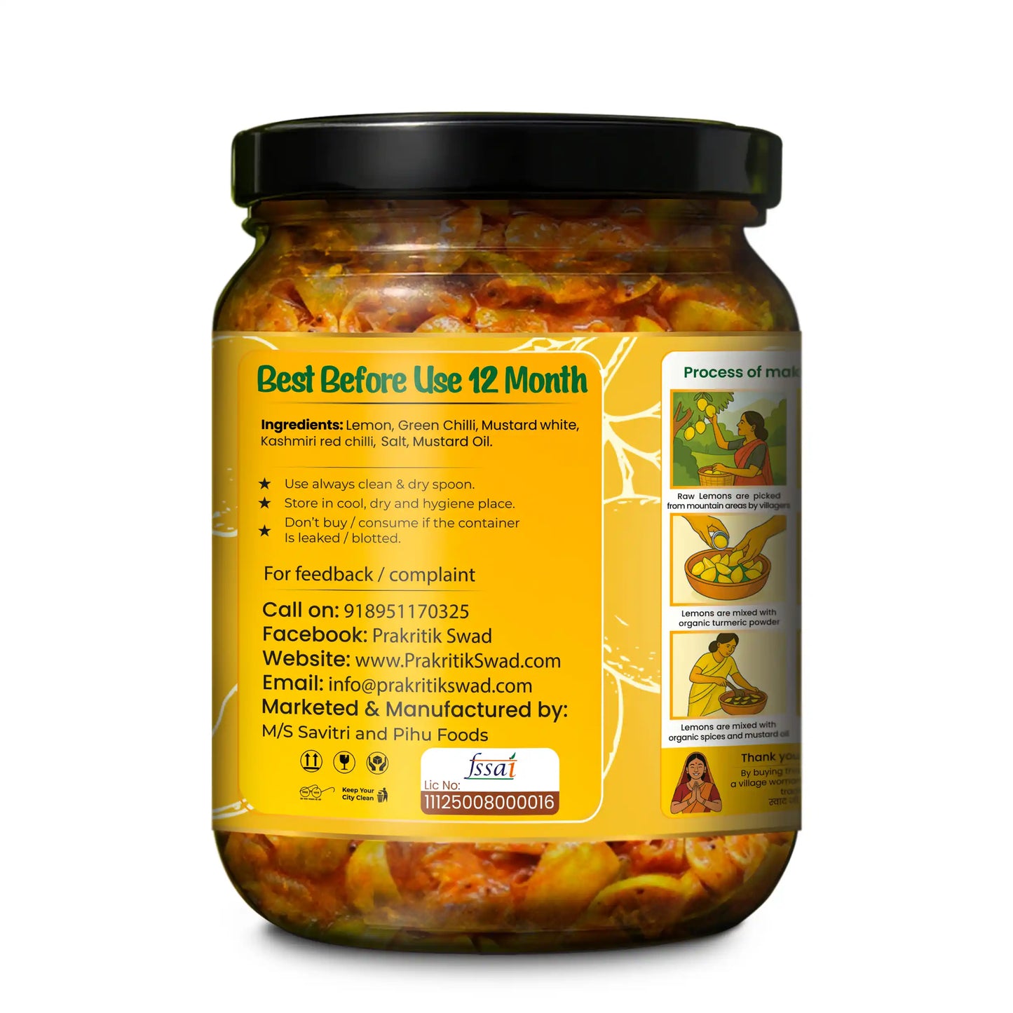 Handmade Lemon Pickle | Nimbu ka Achar