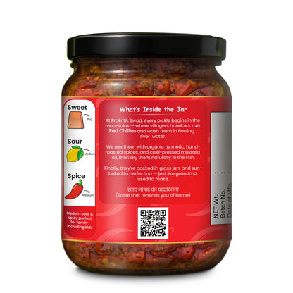 Homemade Red Chilli Bharwa Pickle