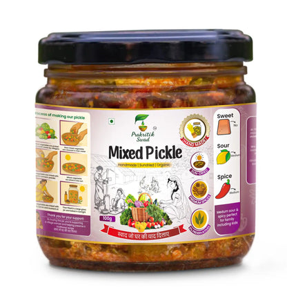Handmade Mixed Pickle | Mix Achar or Panchranga Achar