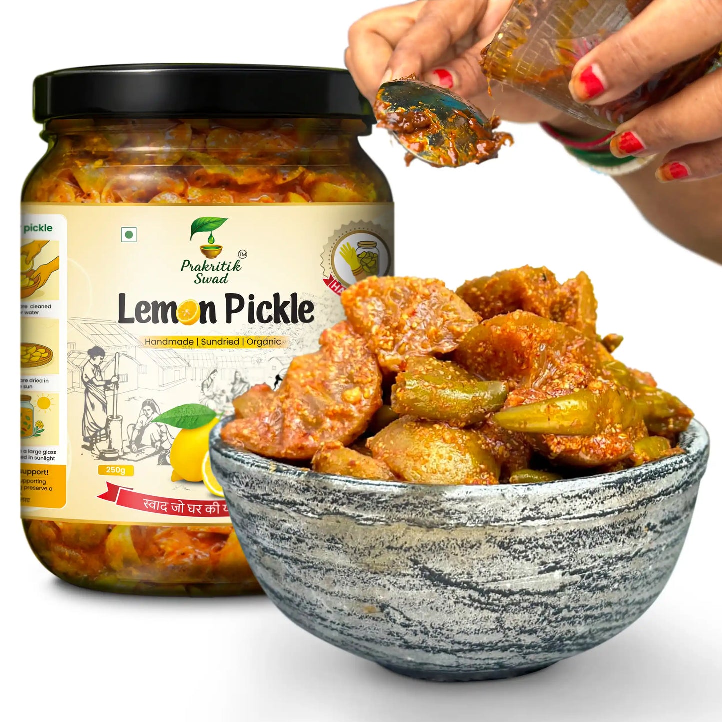 Handmade Lemon Pickle | Nimbu ka Achar
