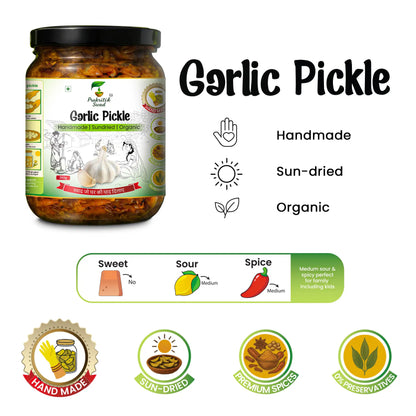 Homemade Garlic Pickle (Lahsun ka Achar) – Preservative-Free | Prakritik Swad