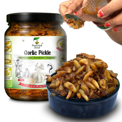 Homemade Garlic Pickle (Lahsun ka Achar) – Preservative-Free | Prakritik Swad