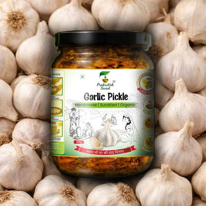 Homemade Garlic Pickle (Lahsun ka Achar) – Preservative-Free | Prakritik Swad