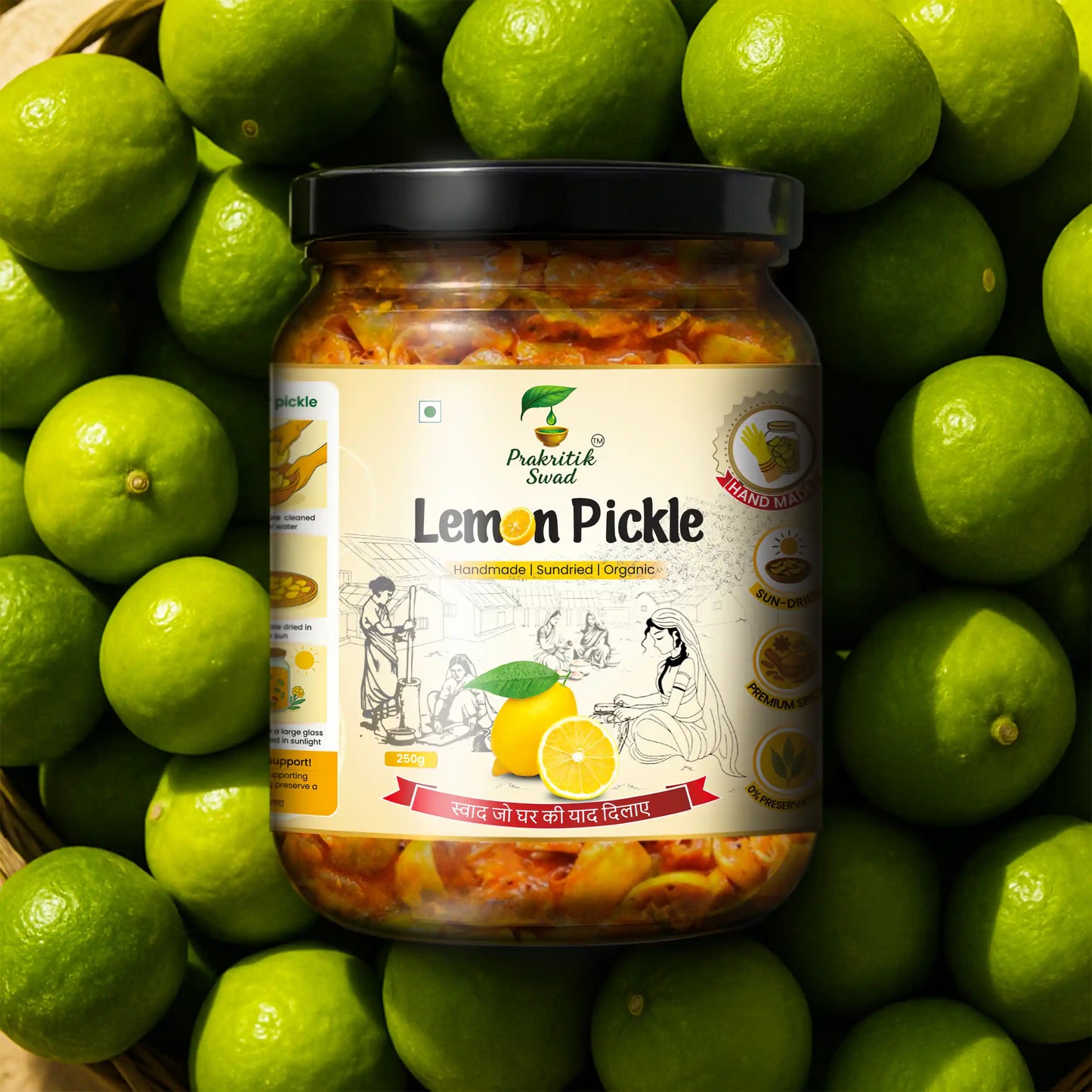 Handmade Lemon Pickle | Nimbu ka Achar