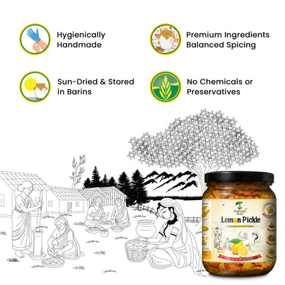 Handmade Lemon Pickle | Nimbu ka Achar