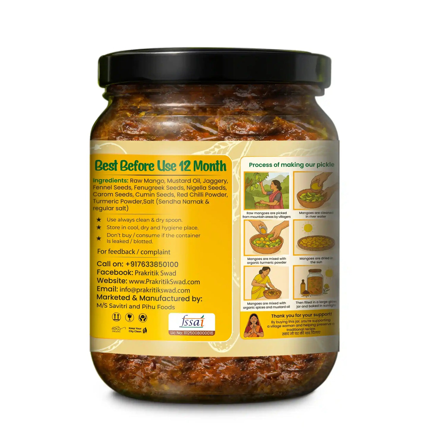 Handmade Sweet Mango Pickle | Meetha Aam Ka Achar
