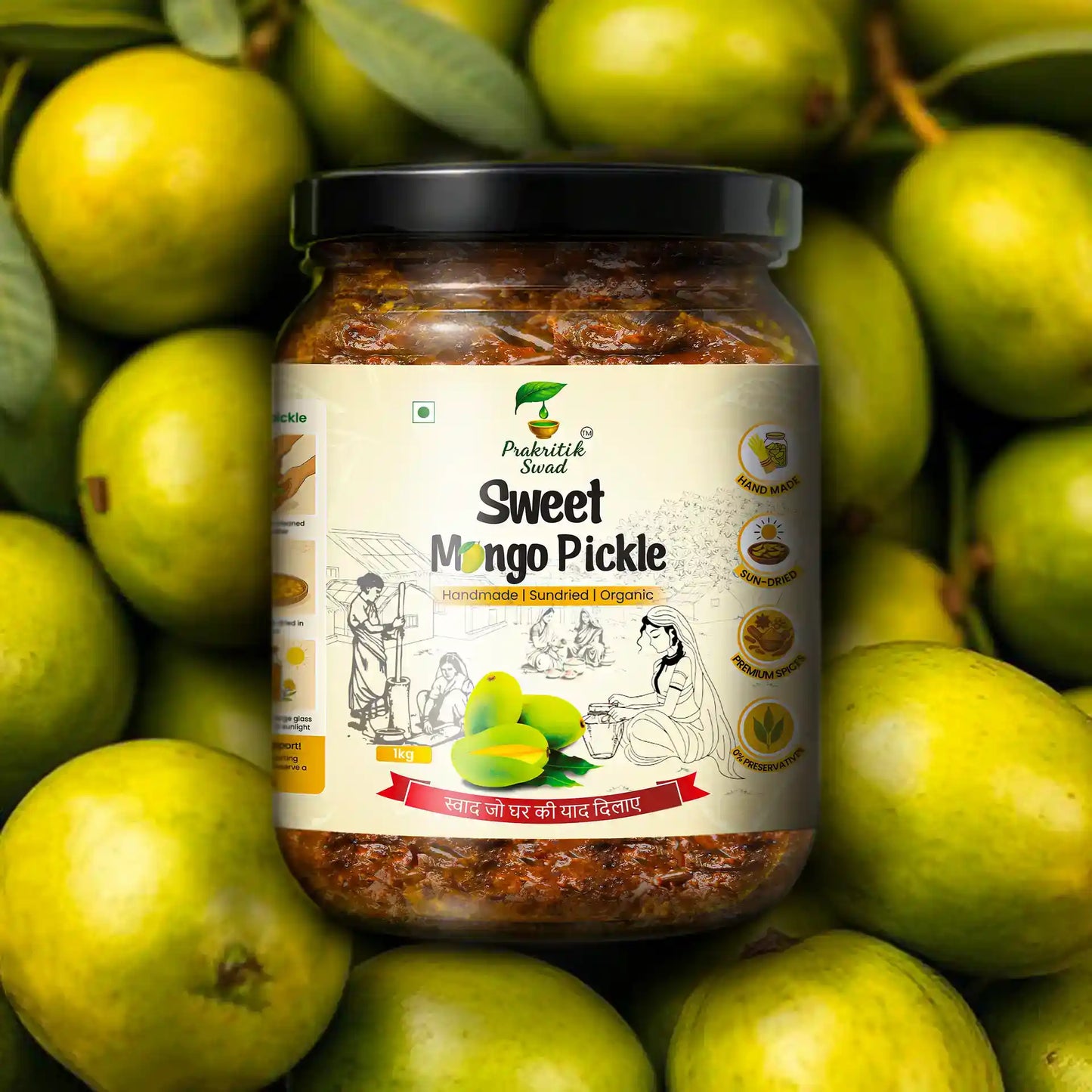 Handmade Sweet Mango Pickle | Meetha Aam Ka Achar