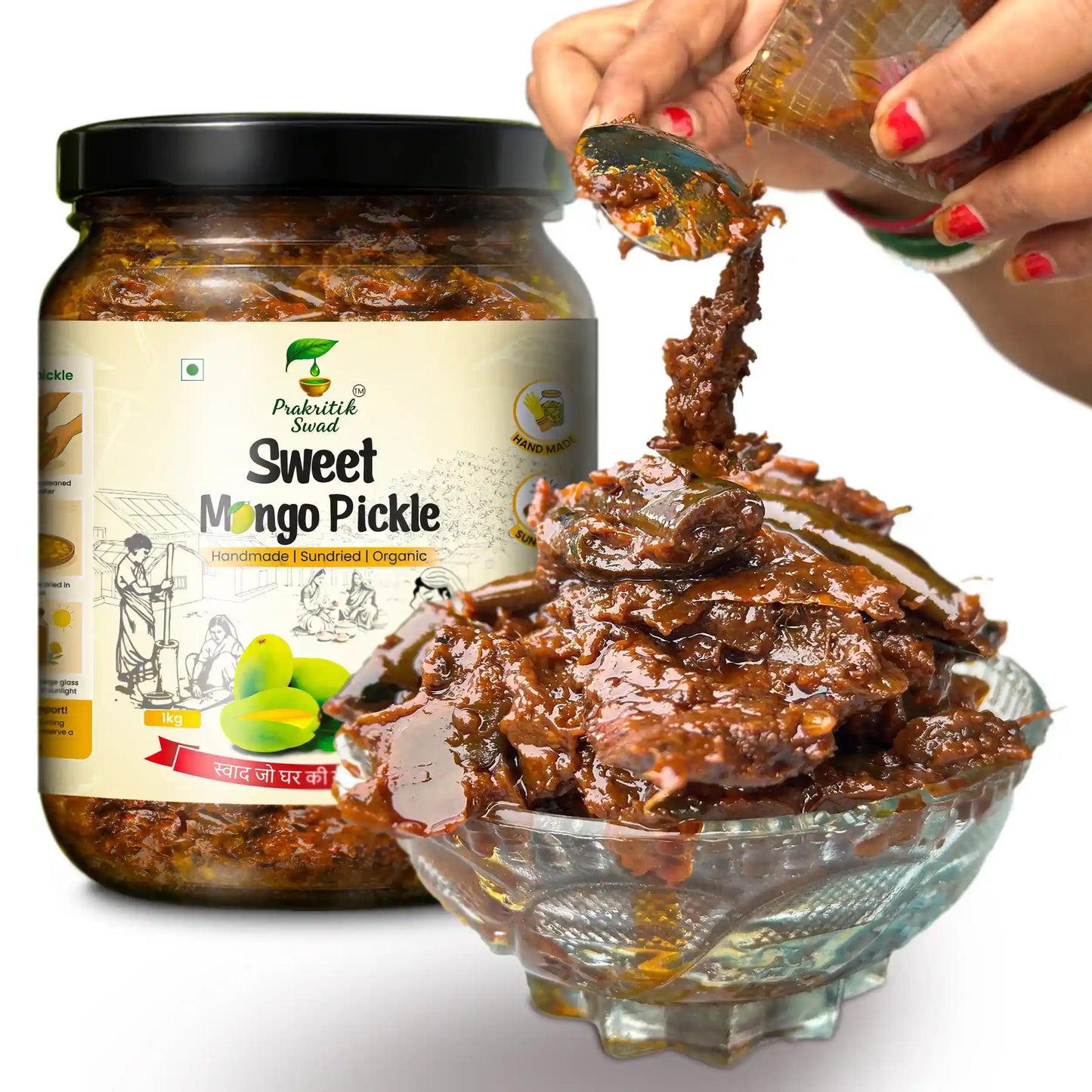 Handmade Sweet Mango Pickle | Meetha Aam Ka Achar